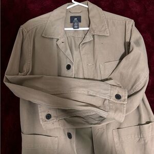Mens light weight shirt jacket